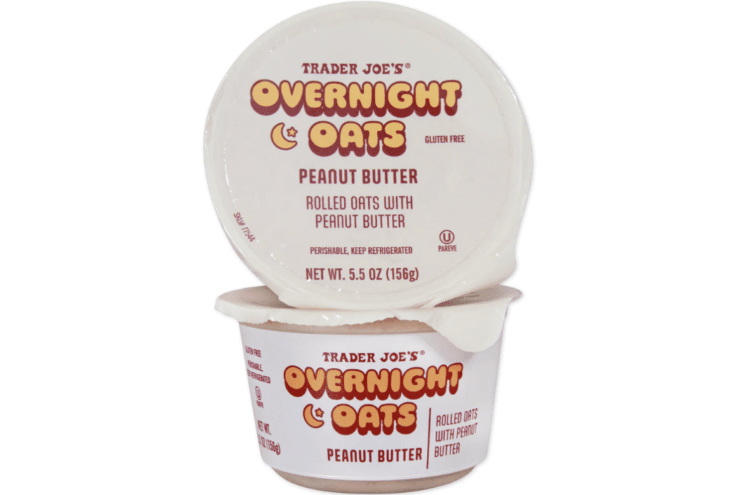 Trader Joe's Peanut Butter Overnight Oats